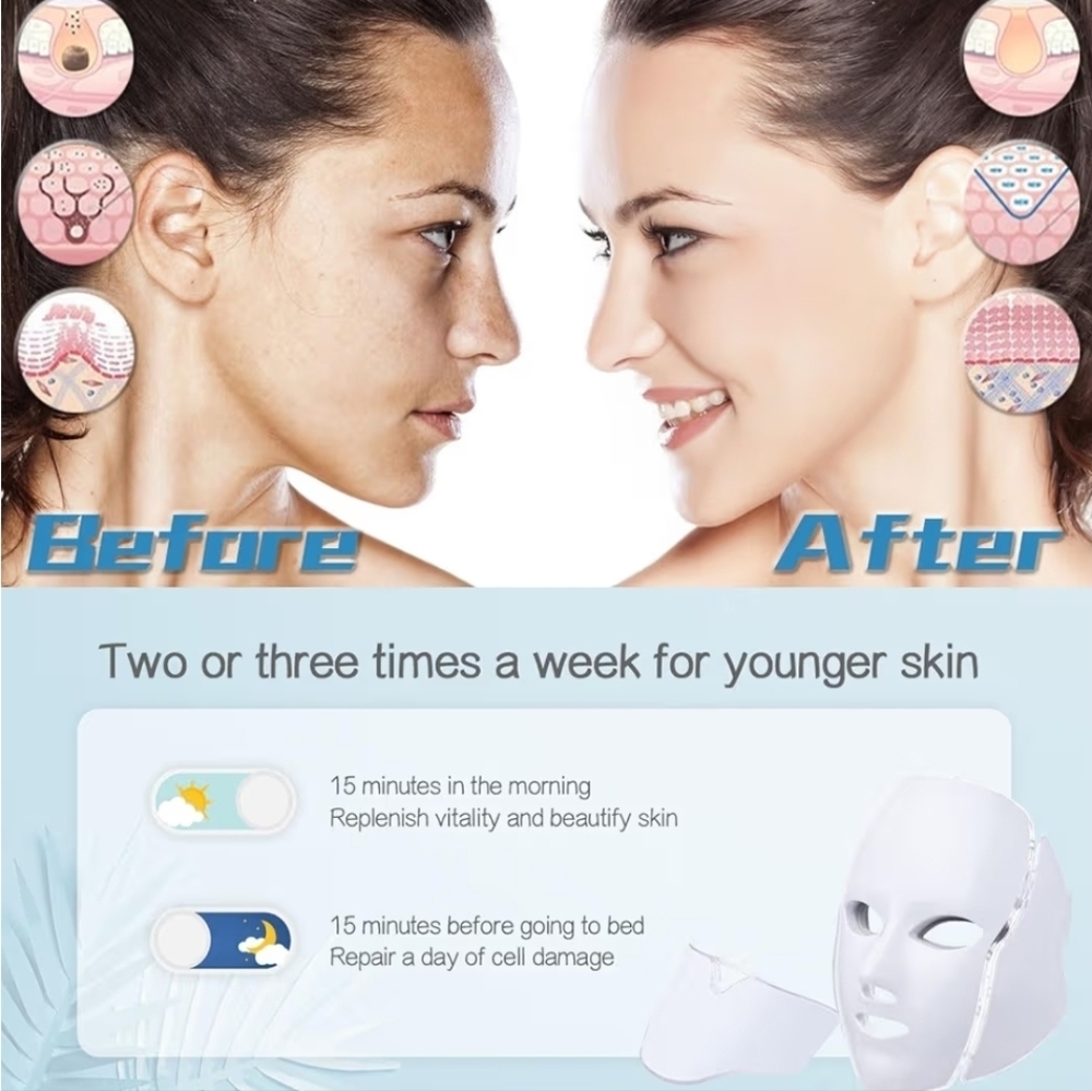 LED Light Therapy Mask with Remote - Picture 10 of 14
